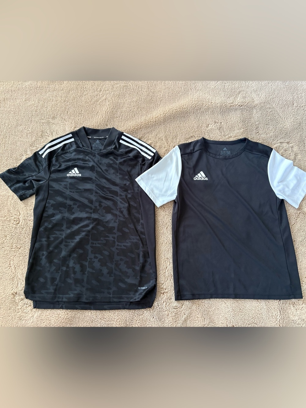 Adidas dri-fit shirt bundle, boys 13/14